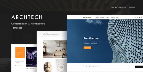 Archtech – A Responsive Architecture WordPress Theme